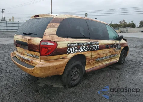 2005 Dodge Grand Caravan Se from USA, damaged, VIN 1D4GP24R15B240557